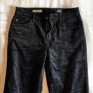 Black Velvet Flare High Rise Jean